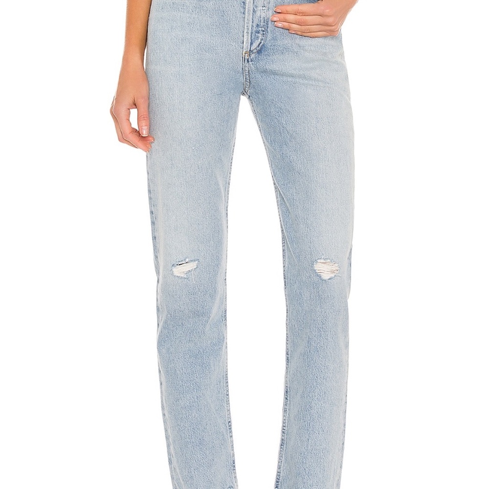 90s pinch waist AGolde jeans